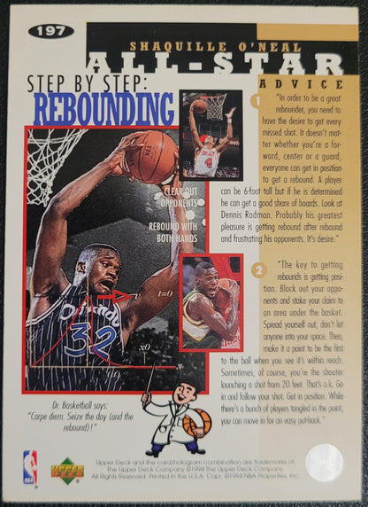 1994-95 Collector's Choice German #197 Shaquille O'Neal