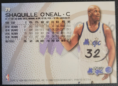 1996-97 Fleer #79 Shaquille O'Neal