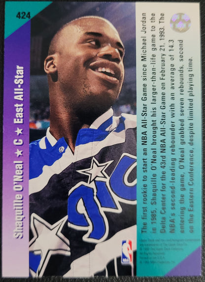1992-93 Upper Deck #424 Shaquille O'Neal