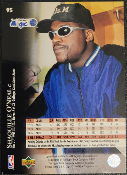 1995-96 Upper Deck #95 Shaquille O'Neal