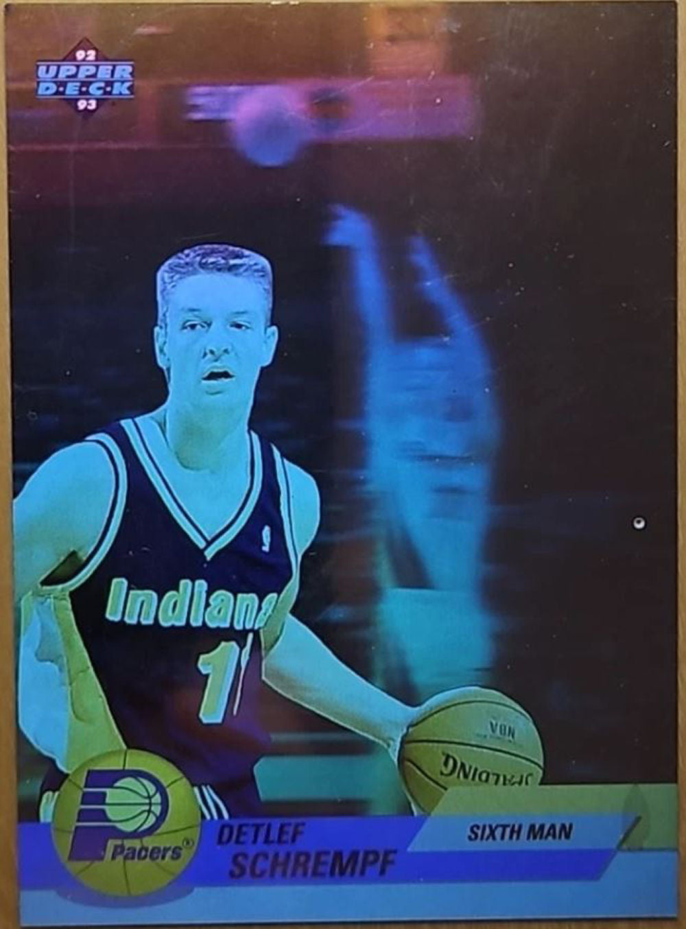 1992-93 Upper Deck #AW4 Detlef Schrempf Award Winner Holograms