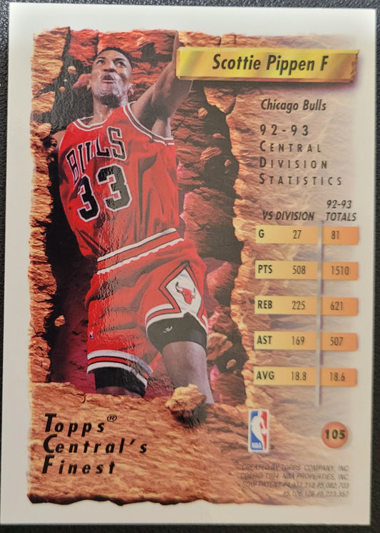 1993-94 Finest #105 Scottie Pippen Refractors