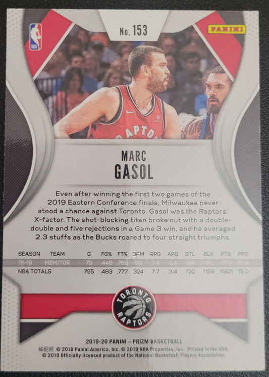 2019-20 Panini Prizm #153 Marc Gasol