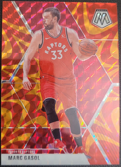 2019-20 Panini Mosaic #49 Marc Gasol Red Prizm