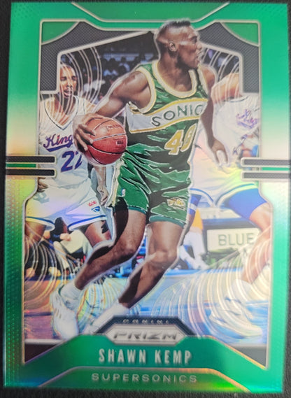 2019-20 Panini Prizm #14 Shawn Kemp Prizms Green