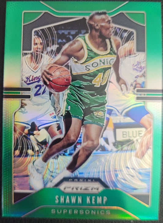2019-20 Panini Prizm #14 Shawn Kemp Prizms Green