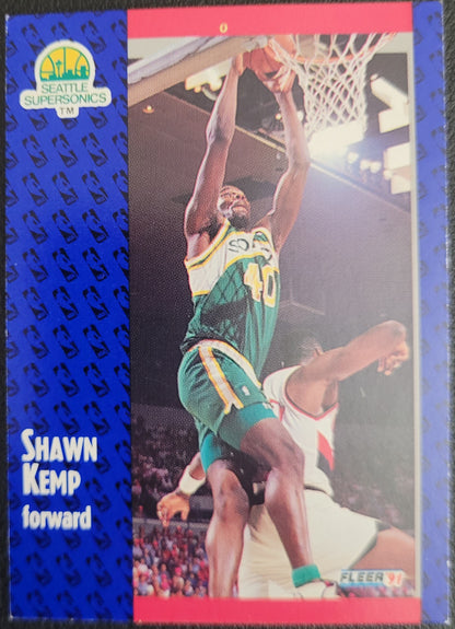1991-92 Fleer #192 Shawn Kemp