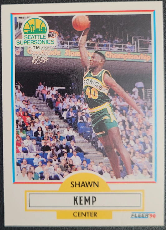 1990-91 Fleer #178 Shawn Kemp