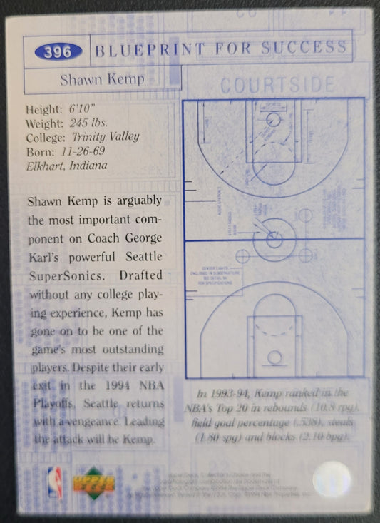 1994-95 Collector's Choice #396 Shawn Kemp