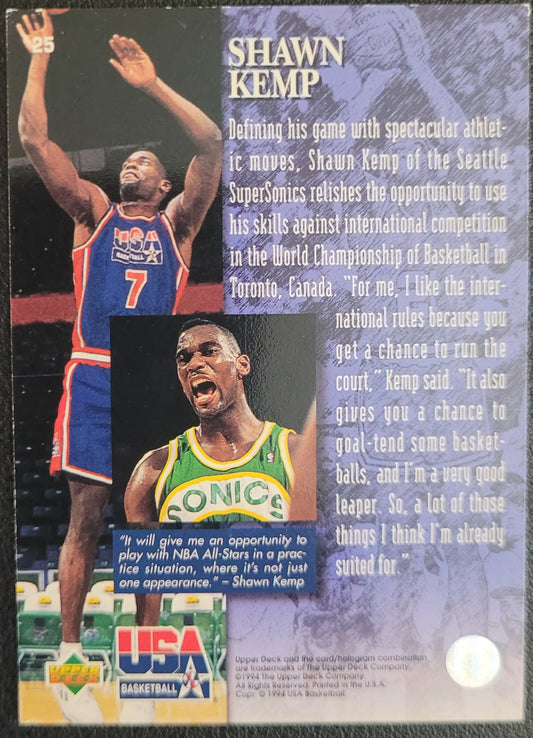 1994 Upper Deck USA #25 Shawn Kemp