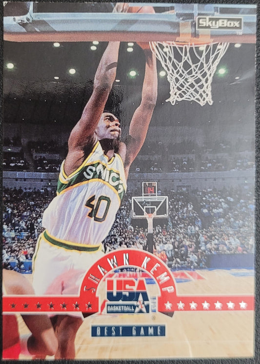 1994 SkyBox USA #15 Shawn Kemp Gold