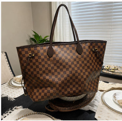 Louis Vuitton Neverfull MM Damier Ebene Tote Bag Brown-  Excellent Condition!