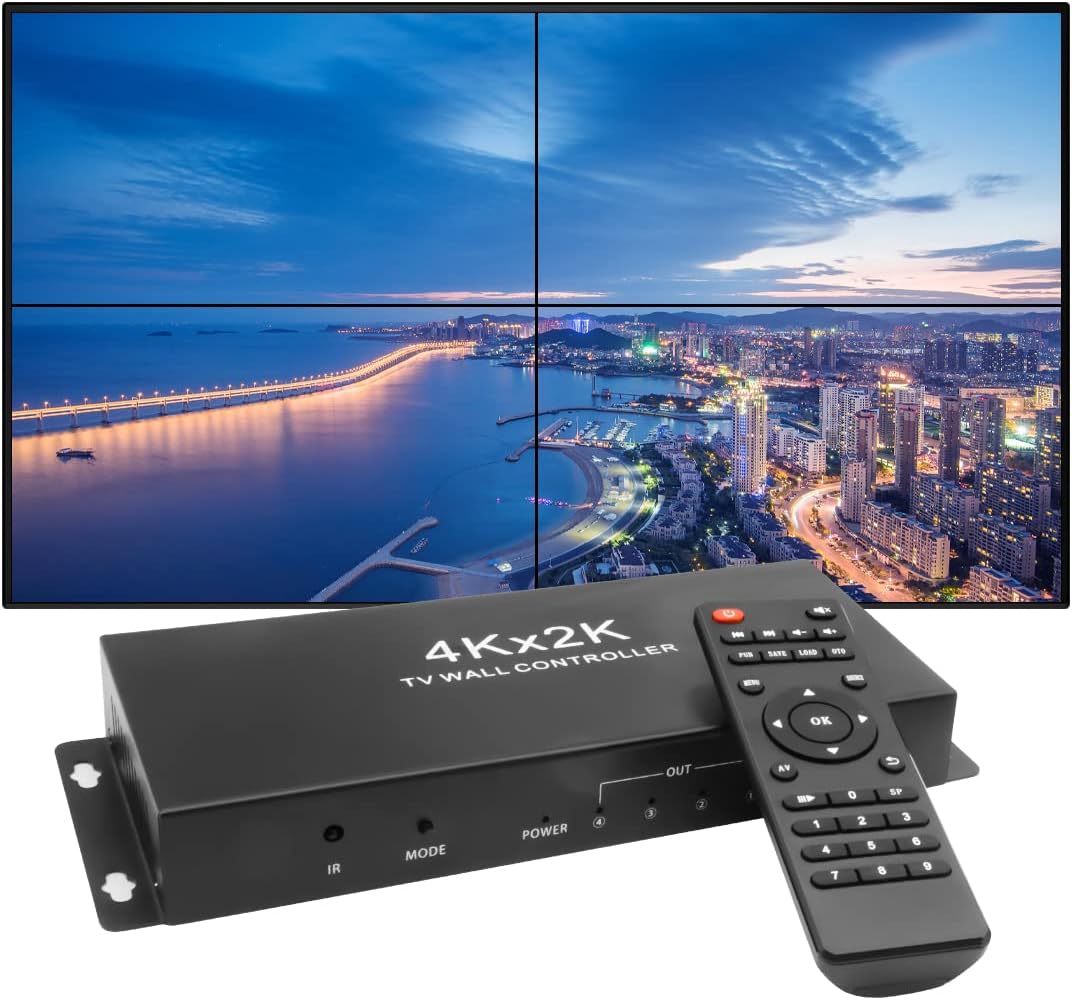 Video Wall Controller 4K x 2K, HD Display, 4 Way HDMI Out, 180 Rotate, New!