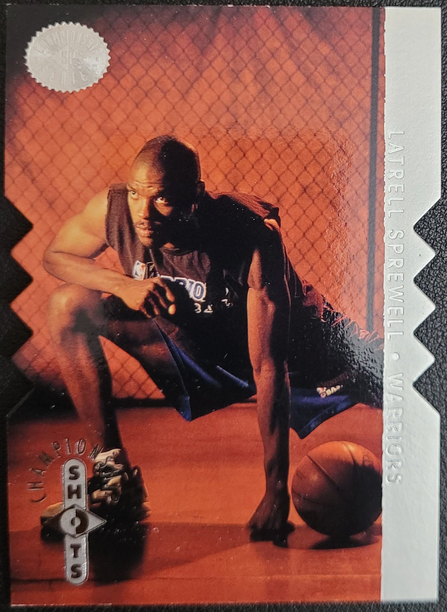 1995-96 SP Championship #S5 Latrell Sprewell Championship Shots Die Cut