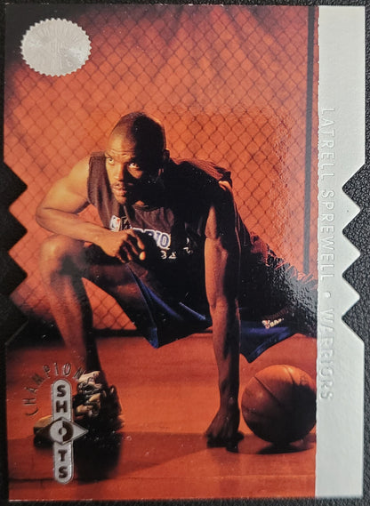 1995-96 SP Championship #S5 Latrell Sprewell Championship Shots Die Cut