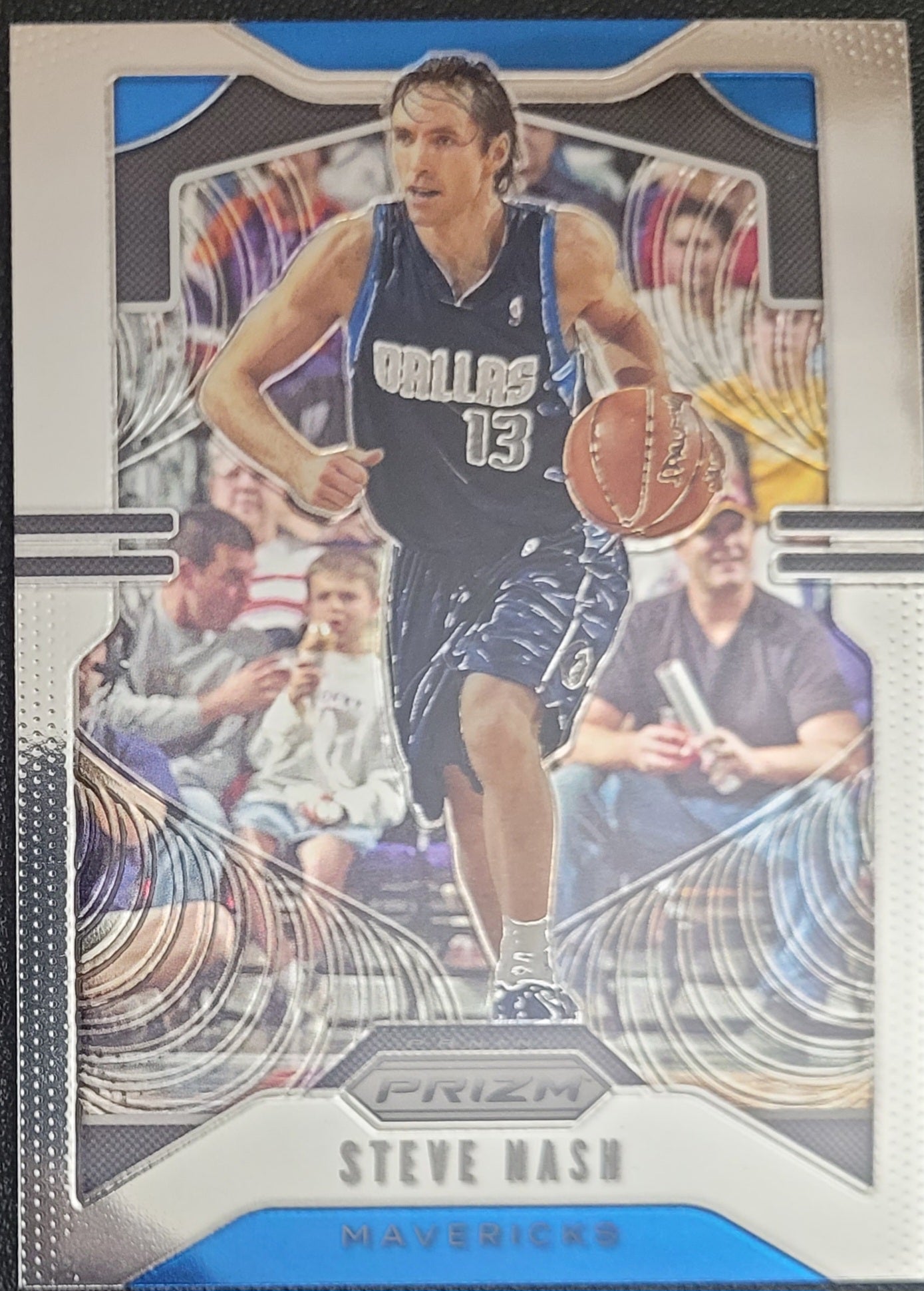 2019-20 Panini Prizm #28 Steve Nash Prizms Silver and Blue