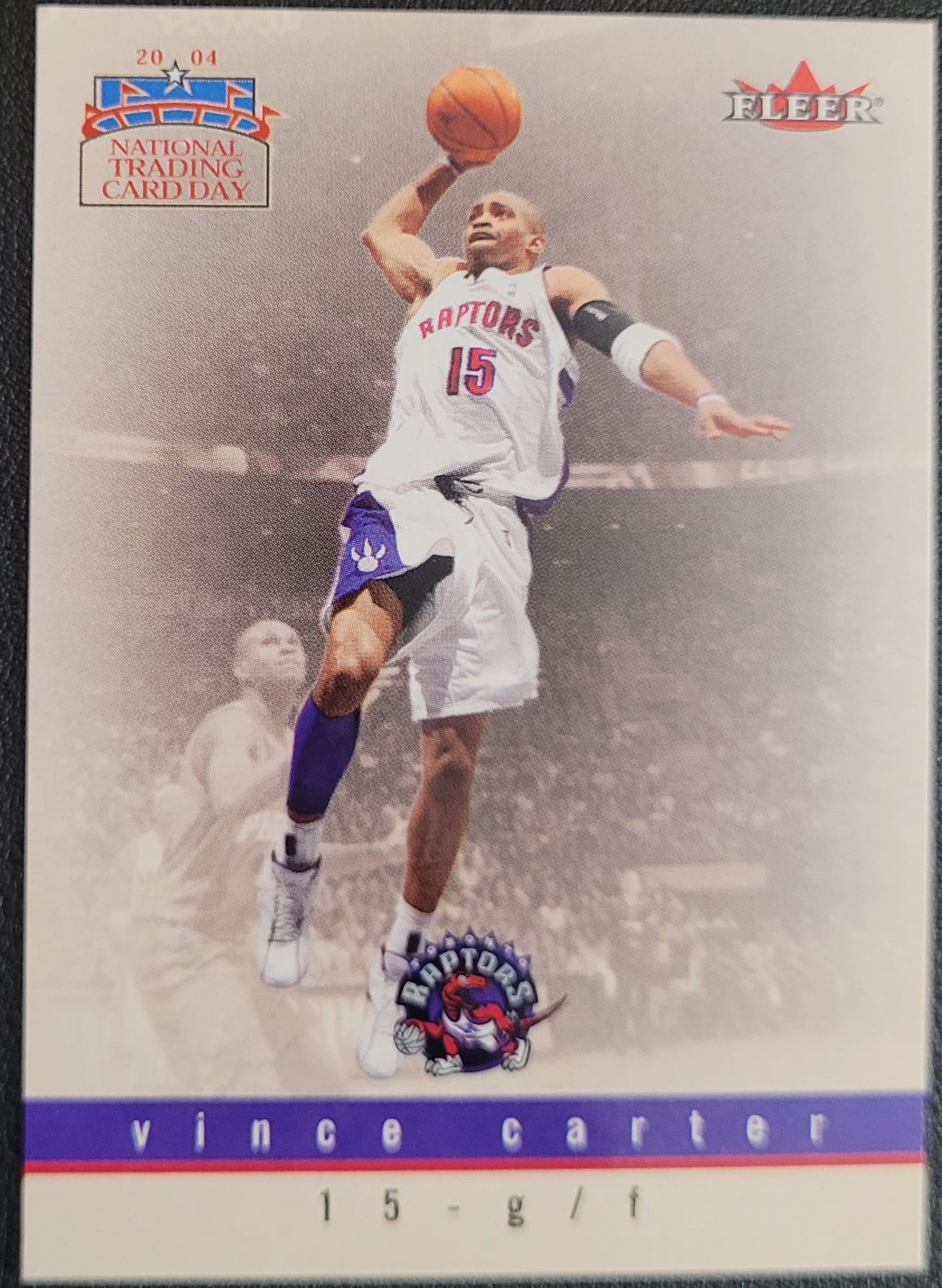 2004 National Trading Card Day #7 Vince Carter
