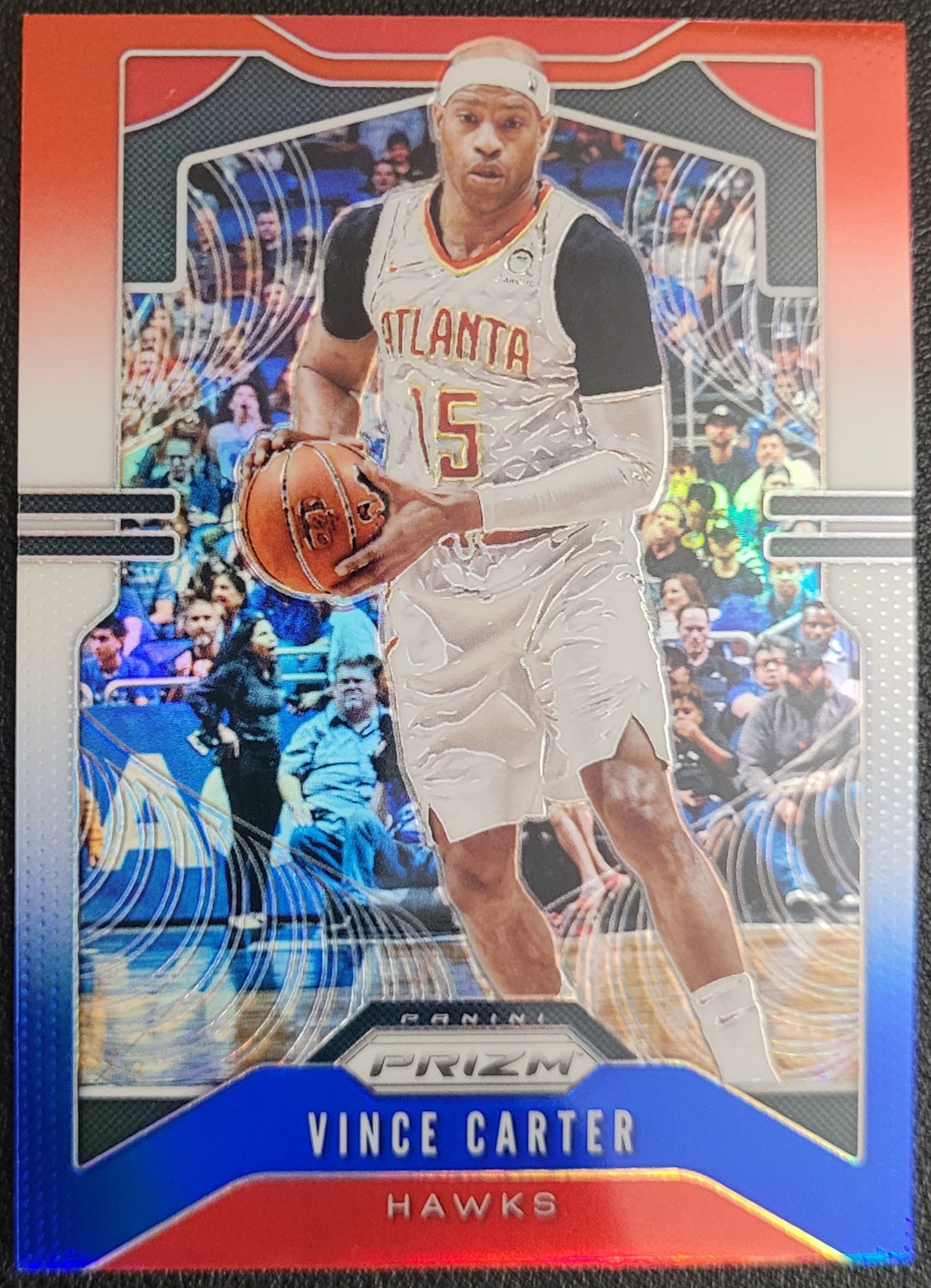 2019-20 Panini Prizm #33 Vince Carter Prizms Red White and Blue