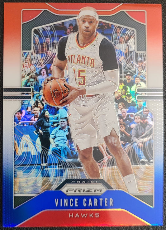 2019-20 Panini Prizm #33 Vince Carter Prizms Red White and Blue