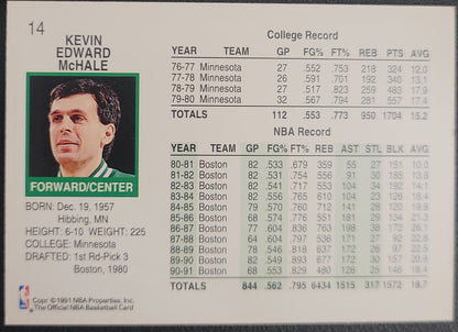 1991-92 Hoops #14 Kevin McHale