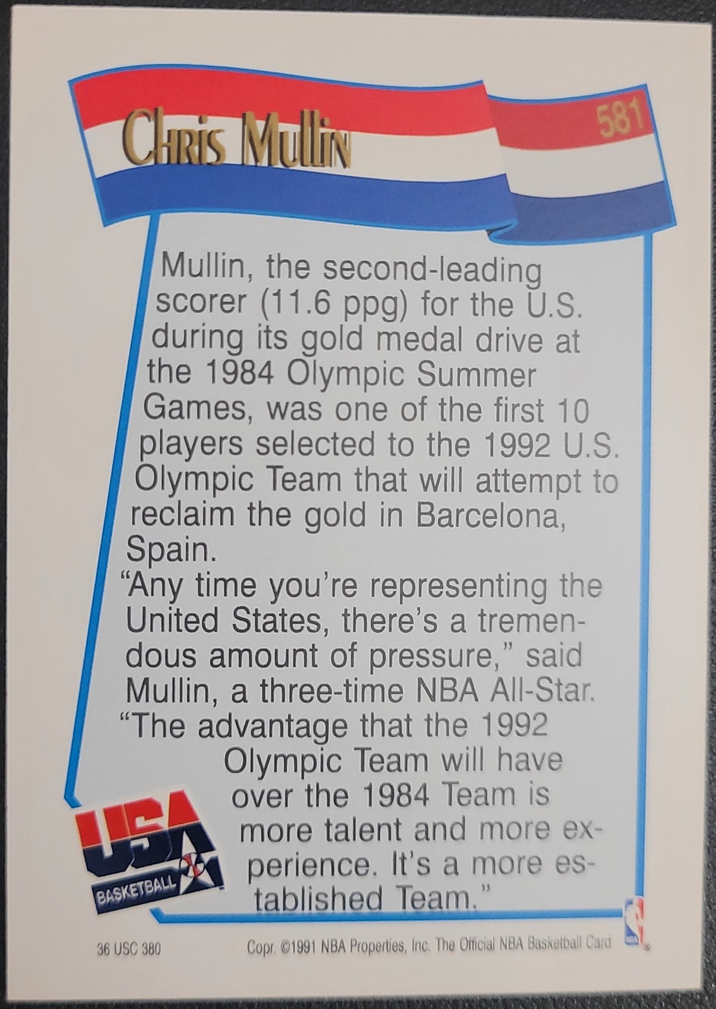 1991-92 Hoops #581 Chris Mullin