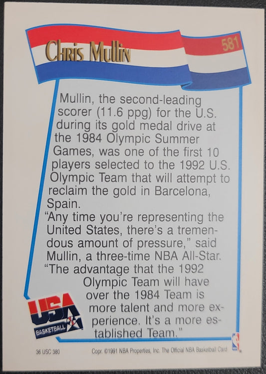 1991-92 Hoops #581 Chris Mullin