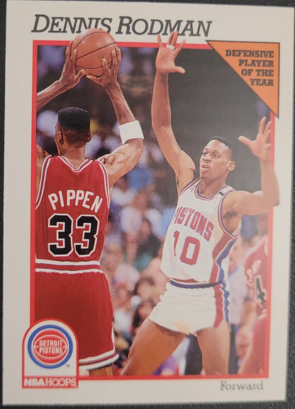 1991-92 Hoops #64 Dennis Rodman