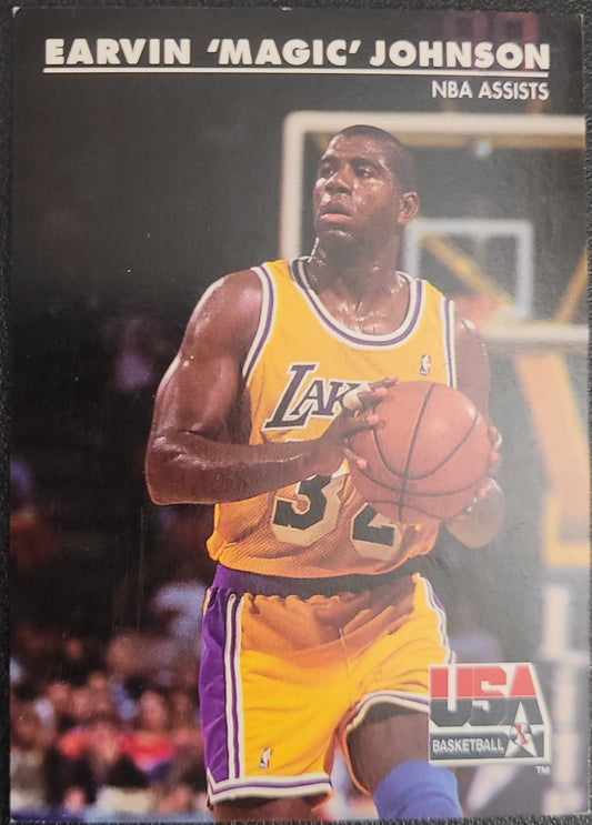 1992 SkyBox USA #36 Earvin "Magic" Johnson