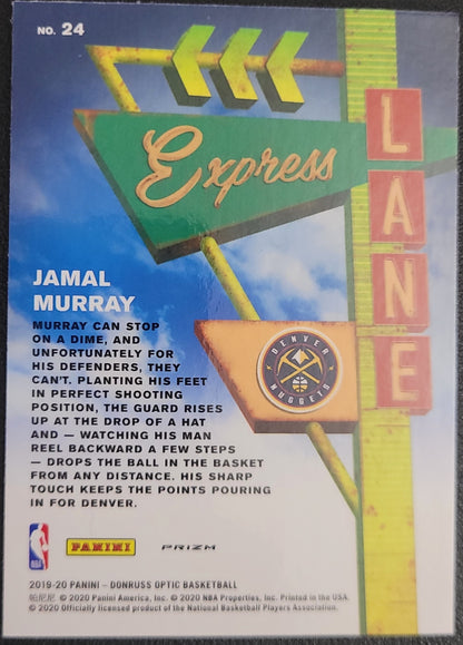 2019-20 Donruss Optic #24 Jamal Murray Express Lane Holo