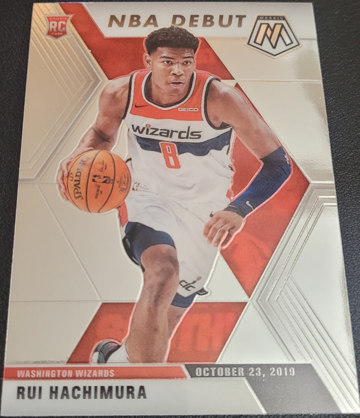 2019-20 Panini Mosaic #275 Rui Hachimura Silver Prizm