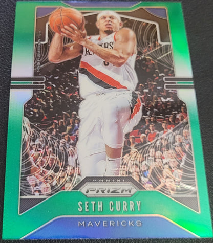 2019-20 Panini Prizm #226 Seth Curry Prizms Green