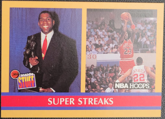 1990-91 Hoops #385 Super Streaks
