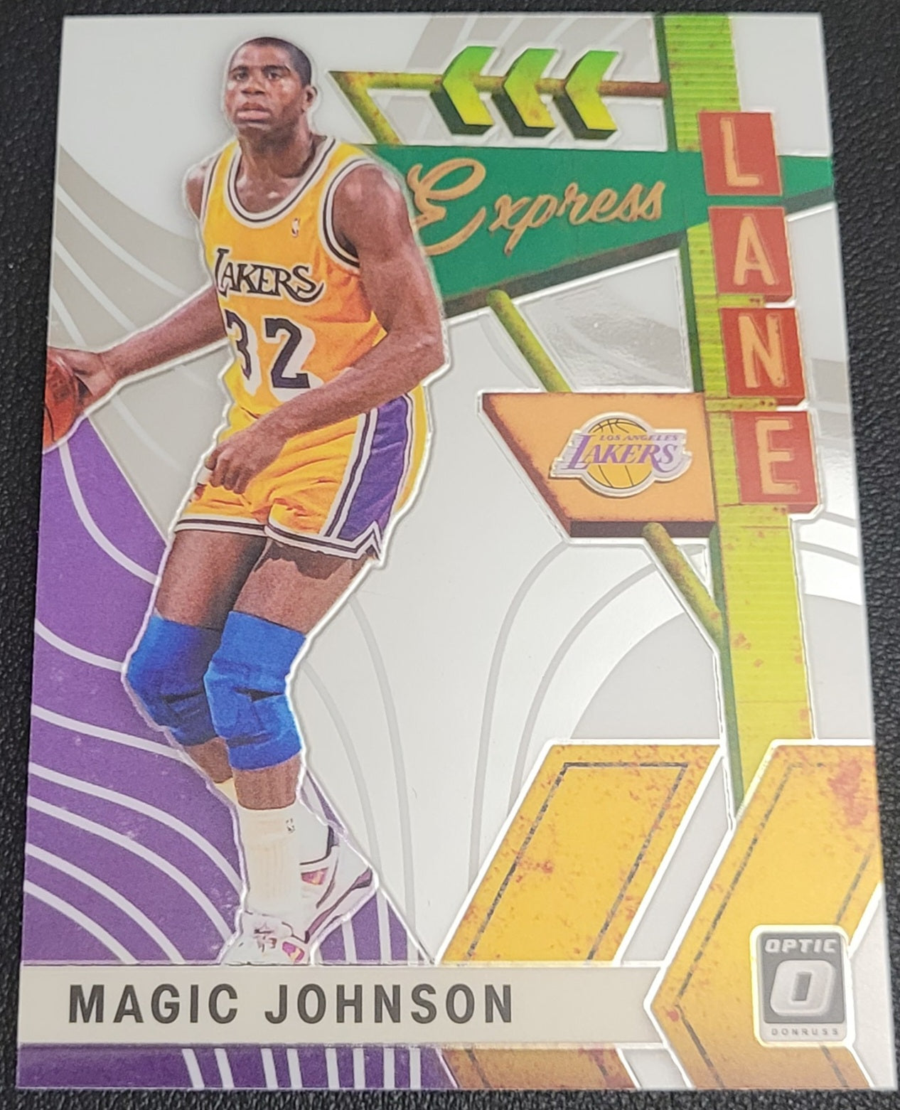 2019-20 Donruss Optic #20 Magic Johnson Express Lane Purple