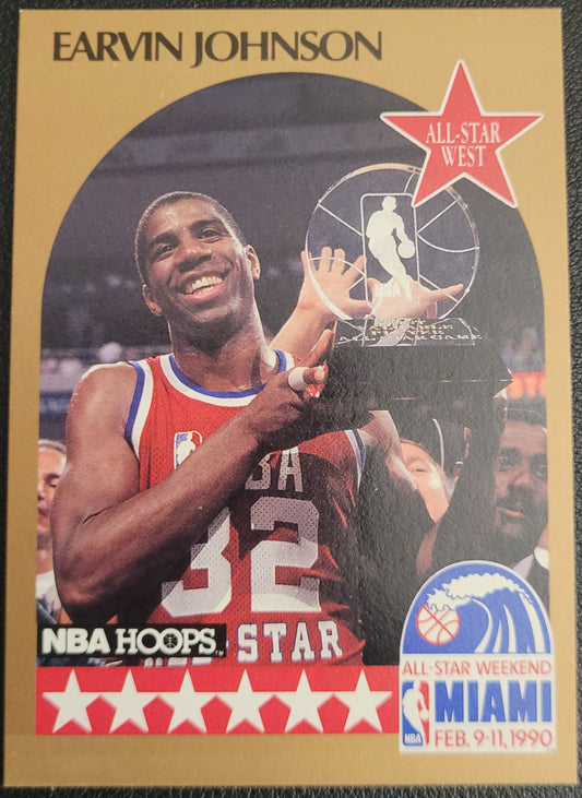 1990-91 Hoops #18 Earvin Johnson