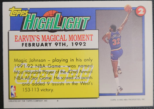 1992-93 Topps #2 Magic Johnson
