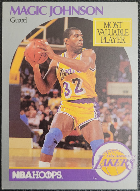 1990-91 Hoops #157 Magic Johnson