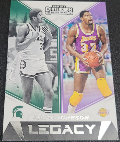 2019 Panini Contenders Draft Picks #5 Magic Johnson Legacy
