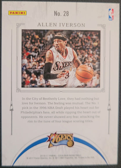 2016-17 Panini Excalibur #28 Allen Iverson Jousting