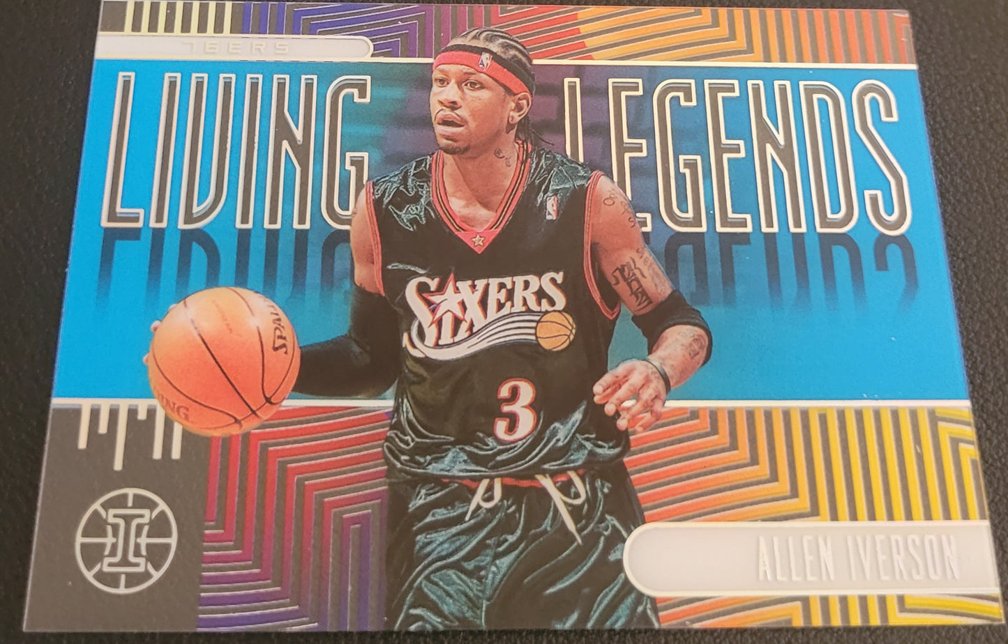 2019-20 Panini Illusions #18 Allen Iverson Living Legends Emerald