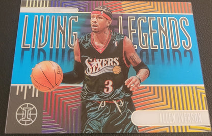 2019-20 Panini Illusions #18 Allen Iverson Living Legends Emerald