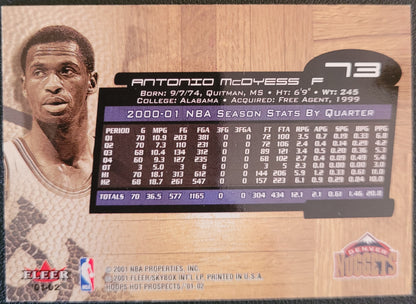 2001-02 Hoops Hot Prospects #73 Antonio McDyess