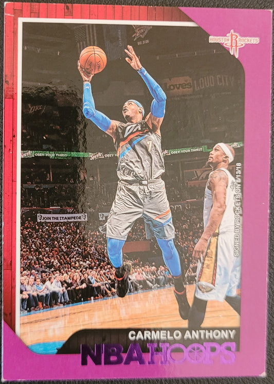 2018-19 Hoops #20 Carmelo Anthony Purple