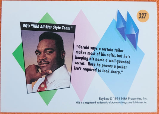 1991-92 SkyBox #327 Gerald Wilkins