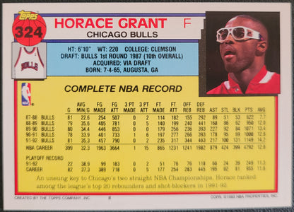 1993 Topps #324 Horace Grant