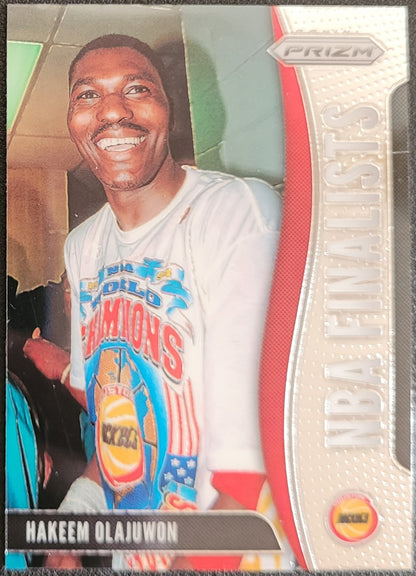 2019-20 Panini Prizm #10 Hakeem Olajuwon NBA Finalists Silver