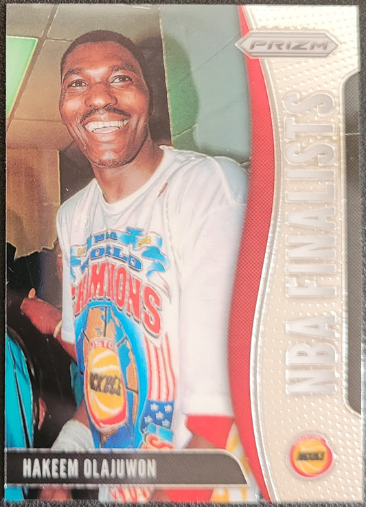 2019-20 Panini Prizm #10 Hakeem Olajuwon NBA Finalists Silver