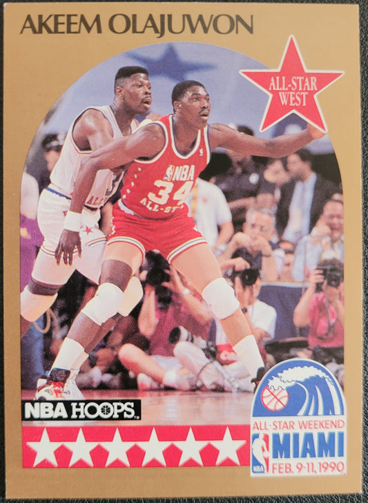 1990-91 Hoops #23 Akeem Olajuwon All-Star Weekend