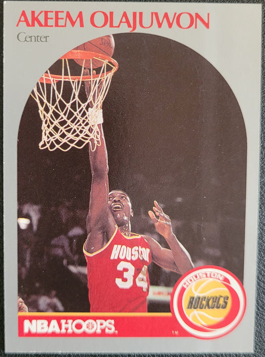 1990 Hoops Team Night Houston Rockets #127 Hakeem Olajuwon