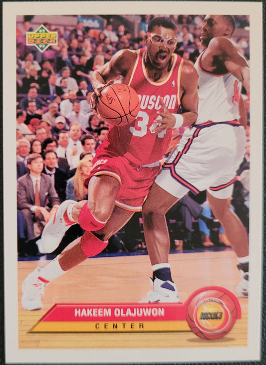 1992-93 Upper Deck McDonald's #P15 Hakeem Olajuwon