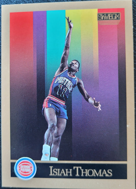 1990-91 SkyBox #93 Isiah Thomas